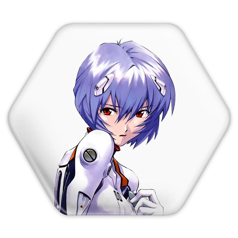 پیکسل خندالو طرح ری آیانامی انیمه اونگلیون مدل شش ضلعی کد 13815