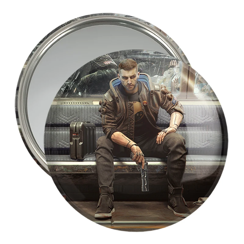 آینه جیبی خندالو مدل وی سایبر پانک کد 30575