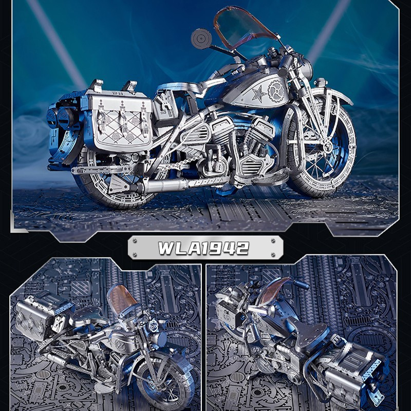 ساختنی مدل Motorcycle Wla 1942