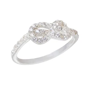 انگشتر نقره زنانه المنتز کد R3306C