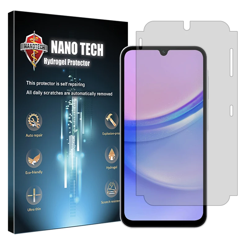 محافظ صفحه نمایش نانو تک مدل شفاف مناسب برای گوشی موبایل سامسونگ Galaxy A15