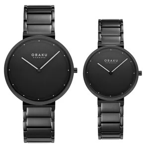 ست ساعت مچی عقربه ای  زنانه و مردانه اباکو مدل V258GXBBSB و V258LXBBSB