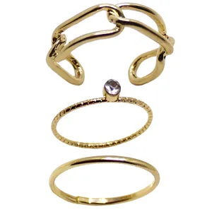 بند انگشتی زنانه کد RKH_1181 مجموعه 3 عددی