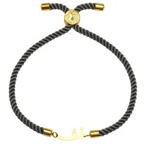 دستبند طلا 18 عیار زنانه الن نار مدل الف ELN1804