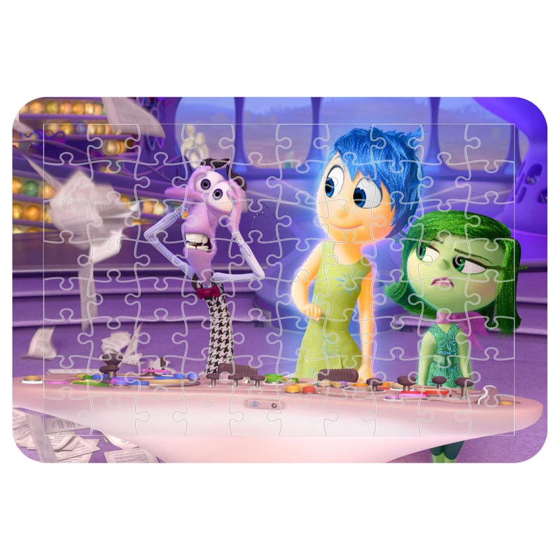 پازل 54 تکه مدل CHB1519 طرح انیمیشن درون و بیرون