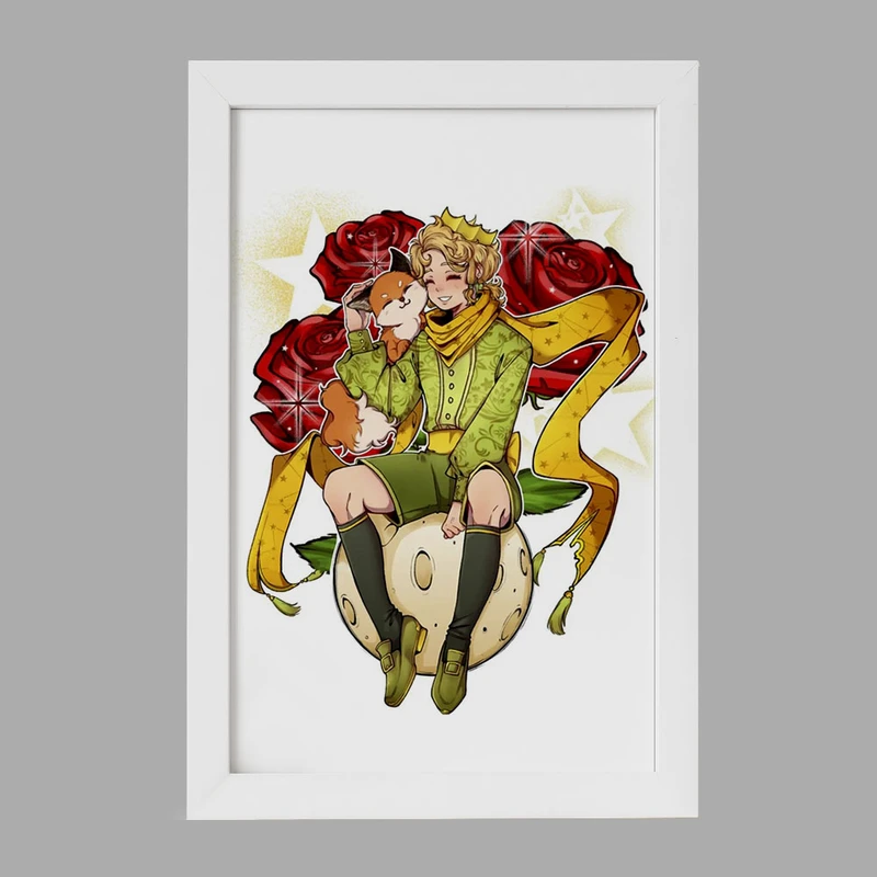 تابلو خندالو مدل شازده کوچولو کد 25785