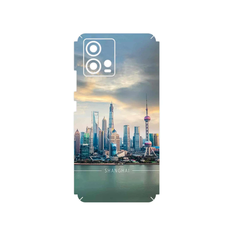برچسب پوششی ماهوت مدل Shanghai_City مناسب برای گوشی موبایل موتورولا Edge 30 Fusion