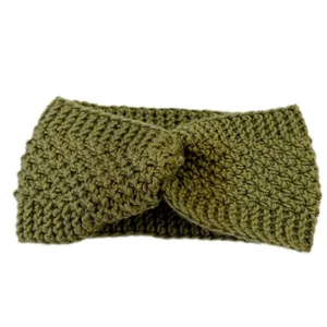 هدبند بافتنی زنانه مدل پیچی