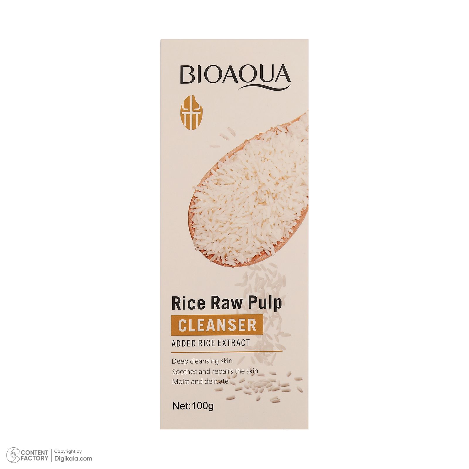 فوم شست‌وشوی صورت بی آکوا مدل Rice Raw مناسب برای انواع پوست وزن 100 گرم -  - 4