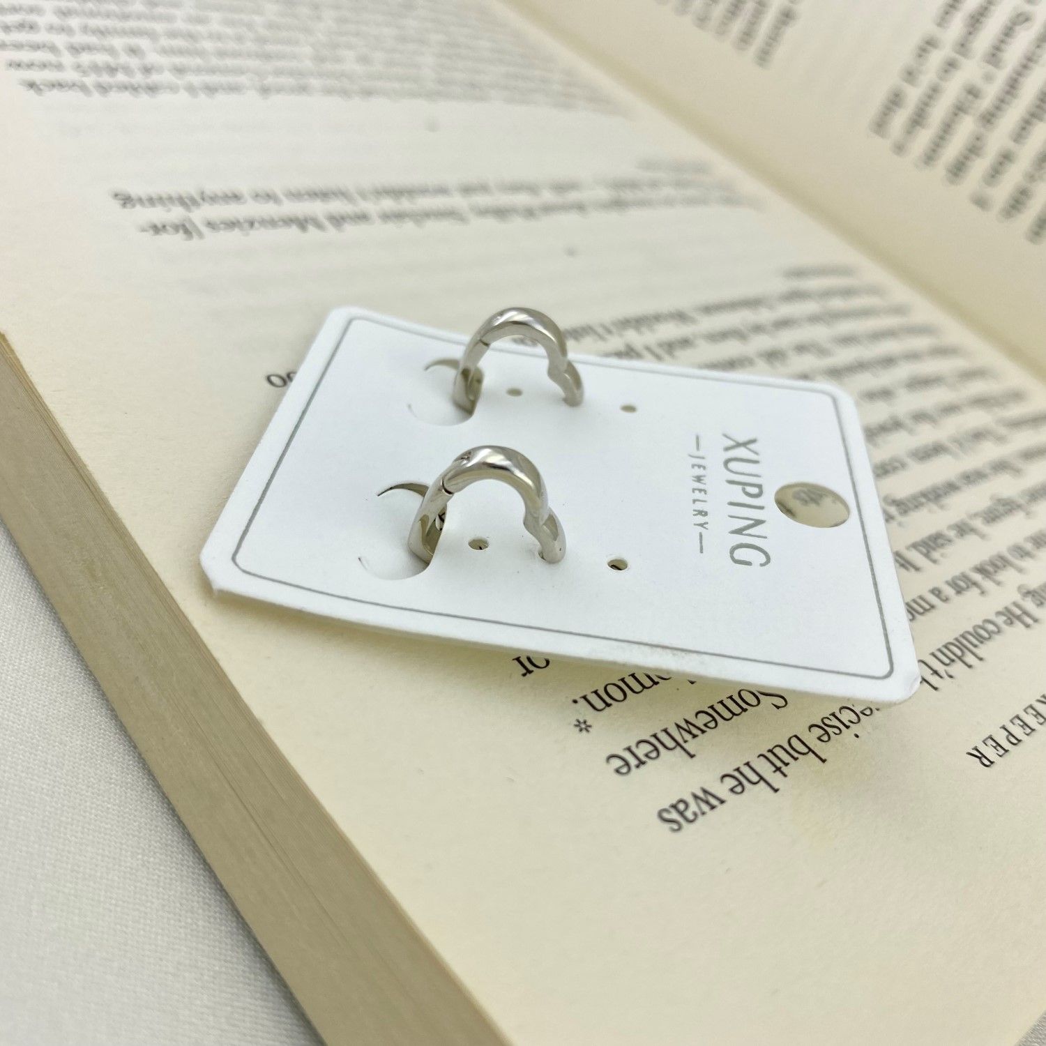 گوشواره زنانه ژوپینگ مدل قلب کد E4363 -  - 2