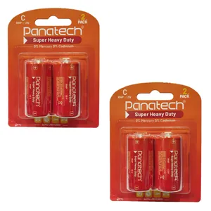 باتری C پاناتک مدل Super Heavy Duty بسته چهار عددی