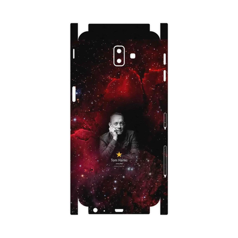 برچسب پوششی ماهوت مدل Tom Hanks-FullSkin مناسب برای گوشی موبایل سامسونگ Galaxy J6 Plus