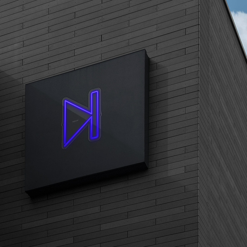 چراغ دیواری نئون دیزاین طرح Next_BL