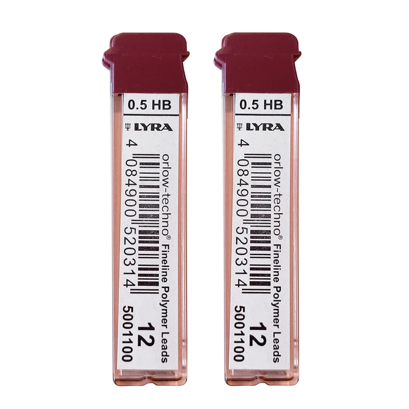 نوک مداد نوکی 0.5 میلی متری لیرا مدل Orlow Techno مجموعه 2 عددی