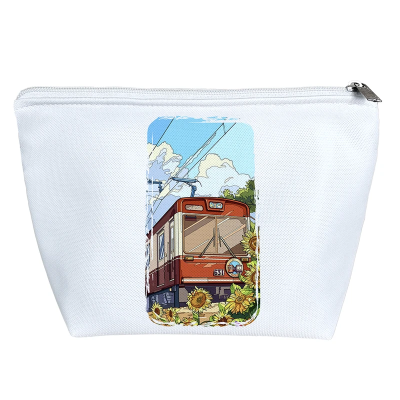 کیف لوازم آرایش دخترانه خندالو مدل قطار کد 5630