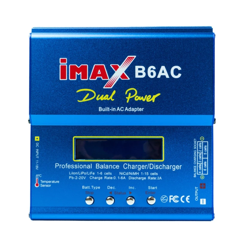 شارژر بالانس‌دار باتری 80 وات 6 آمپر مدل iMAX B6AC