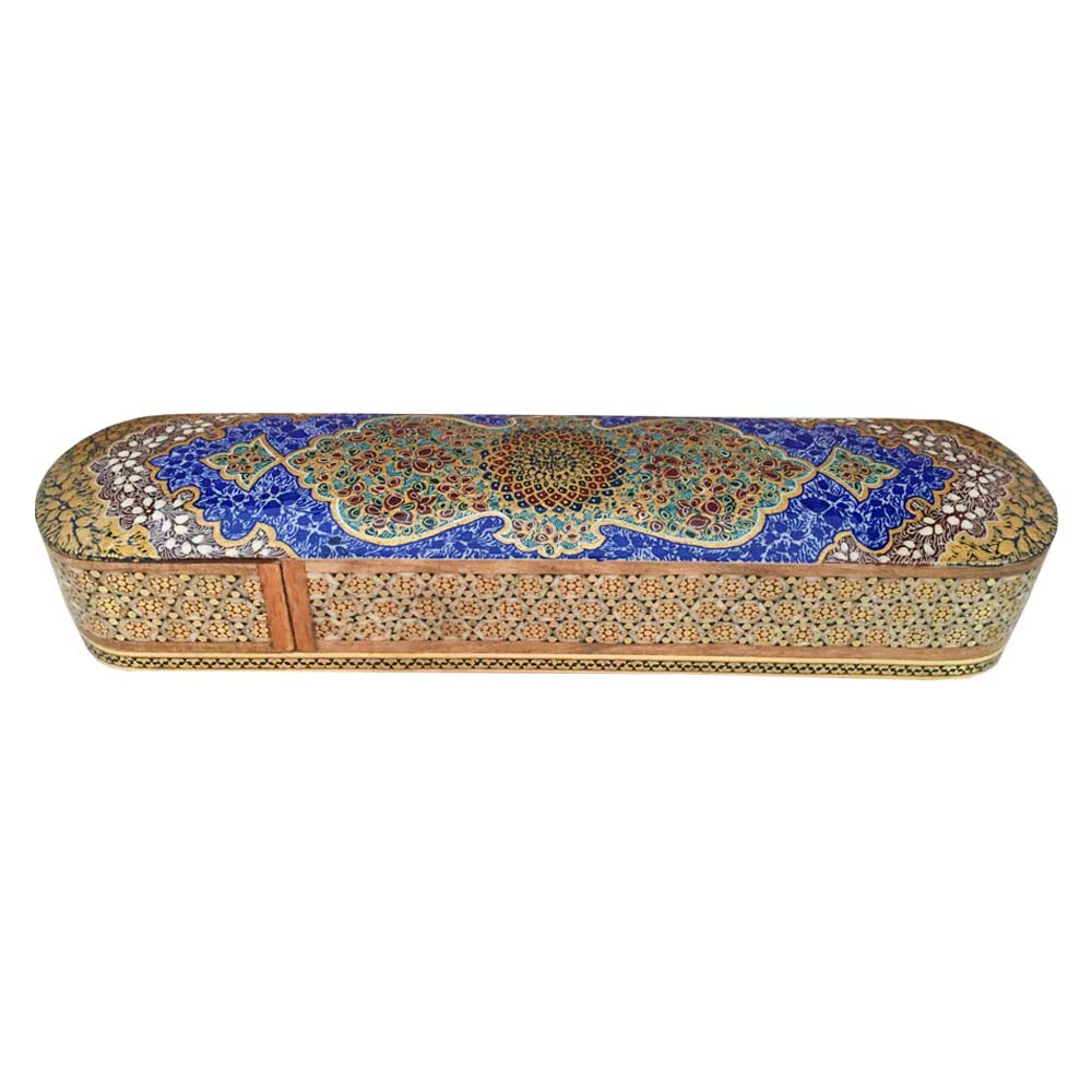 قلمدان خاتم کاری طرح تذهیب کد IN 244