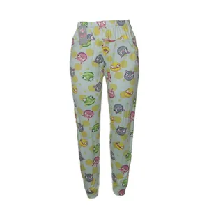 شلوار زنانه مدل گیاهی جیب دار لیدی467