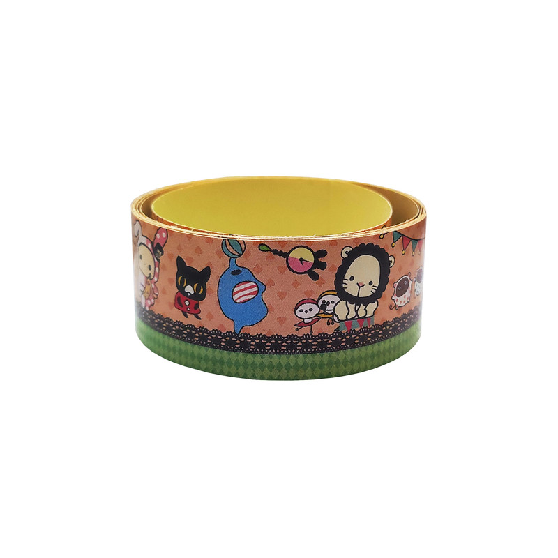 چسب نواری مدل فانتزی طرح تولد شیر کد 07 عرض 2.5 سانتی متر