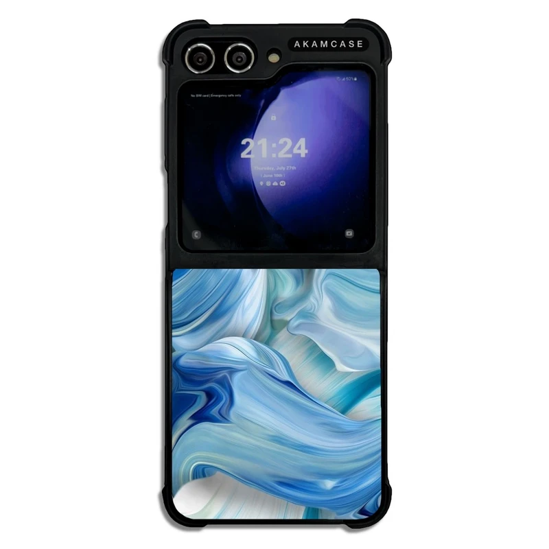 کاور آکام مدل AMC-WSGZFLIP5-MARBLE-19 مناسب برای گوشی موبایل سامسونگ Galaxy Z Flip 5