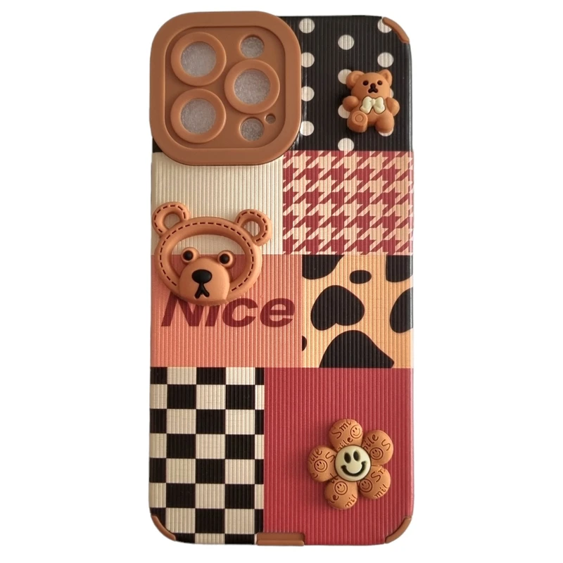 کاور طرح تدی خرسی مدل nice مناسب برای گوشی موبایل اپل iphone 12 Pro Max