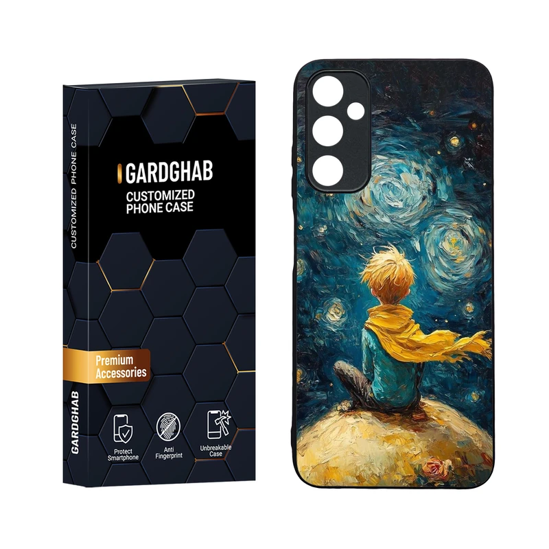 کاور گارد قاب مدل دورژله ای پشت گلس هنری مناسب برای گوشی موبایل سامسونگ Galaxy A05s