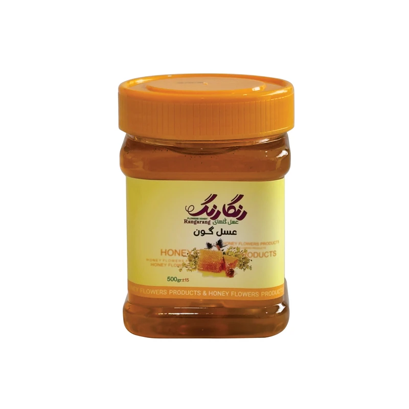 عسل طبیعی گون گلهای رنگارنگ - 500 گرم