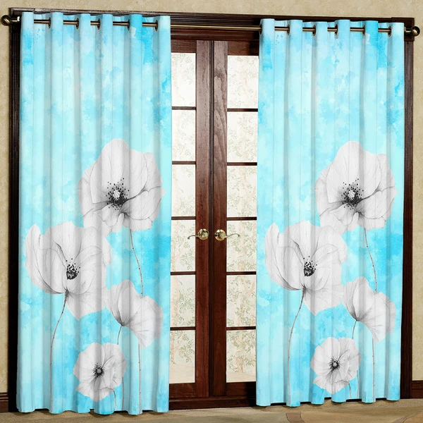 پرده مدل مخمل پانچی کد 7583 سایز 280x140 سانتی متر