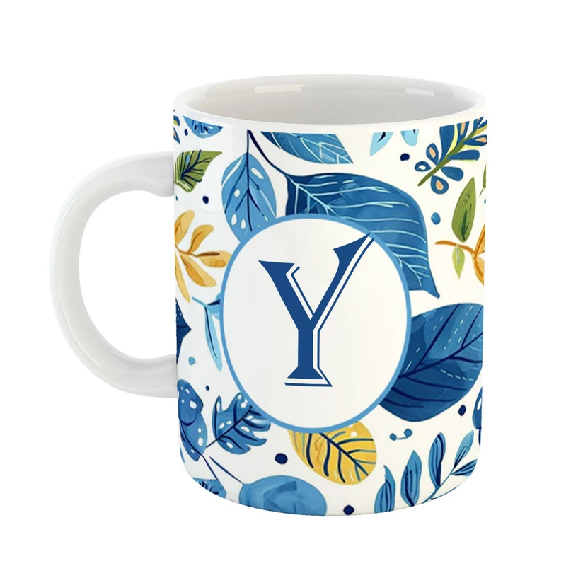 ماگ پادآفرین مدل فانتزی طرح حرف Y کد 27