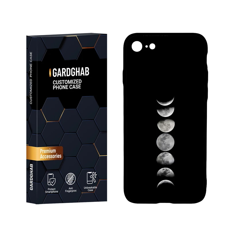  کاور گارد قاب مدل پشت گلس ساده مناسب برای گوشی موبایل اپل iPhone 7 / 8 / SE 2020 / SE 2022