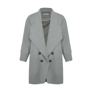 پالتو زنانه جاستیفای مدل W0414205CO-GREY