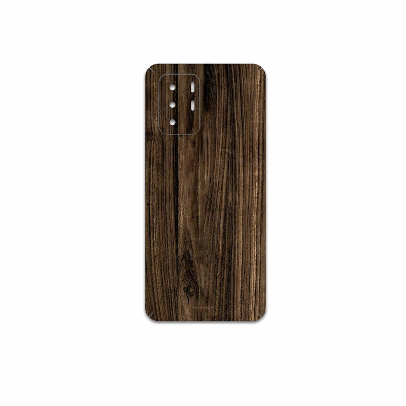 برچسب پوششی ماهوت مدل Dark-Walnut-Wood مناسب برای گوشی موبایل شیائومی Poco X3 GT 5G