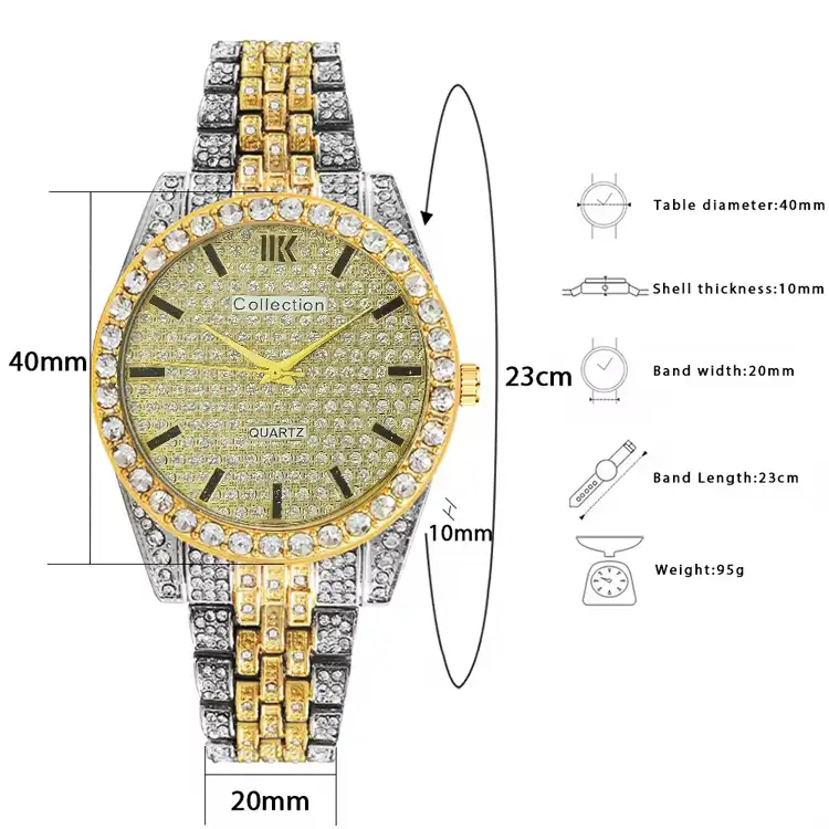 ست ساعت مچی عقربه ای زنانه و مردانه کد coll1