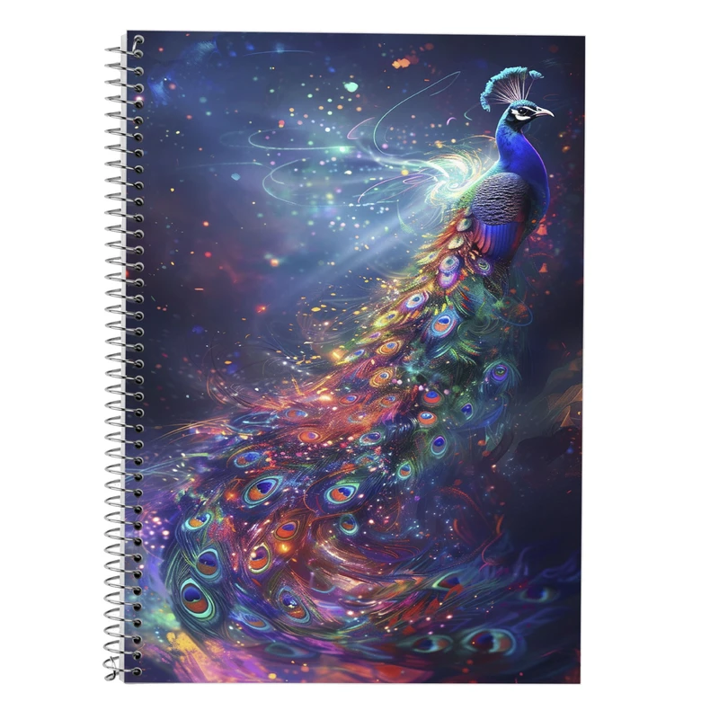 دفتر زبان 50 برگ مدوپد مدل سه خط طرح فانتزی کد DF14417