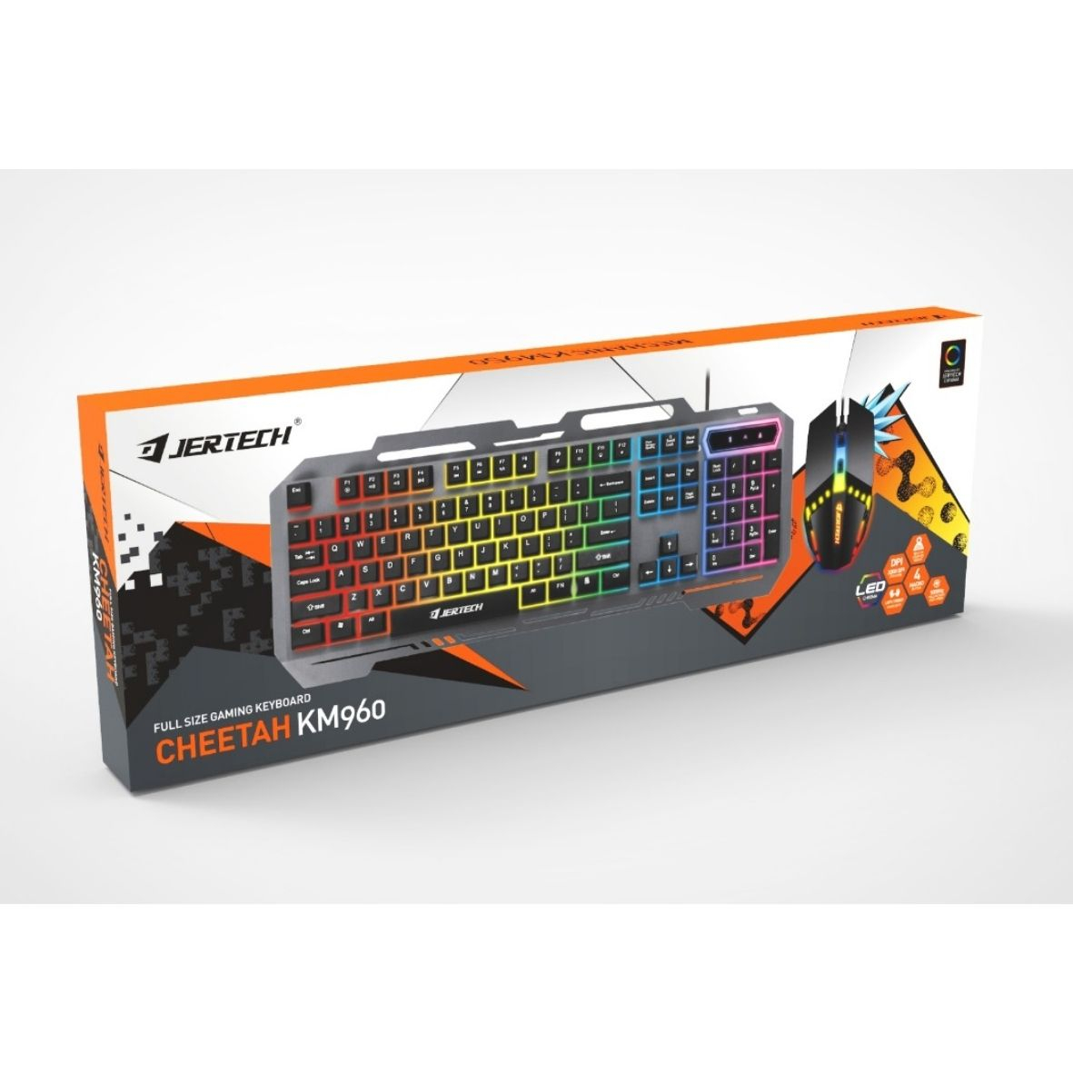 قیمت و خرید کیبورد و ماوس مخصوص بازی جرتک مدل CHEETAH KM960