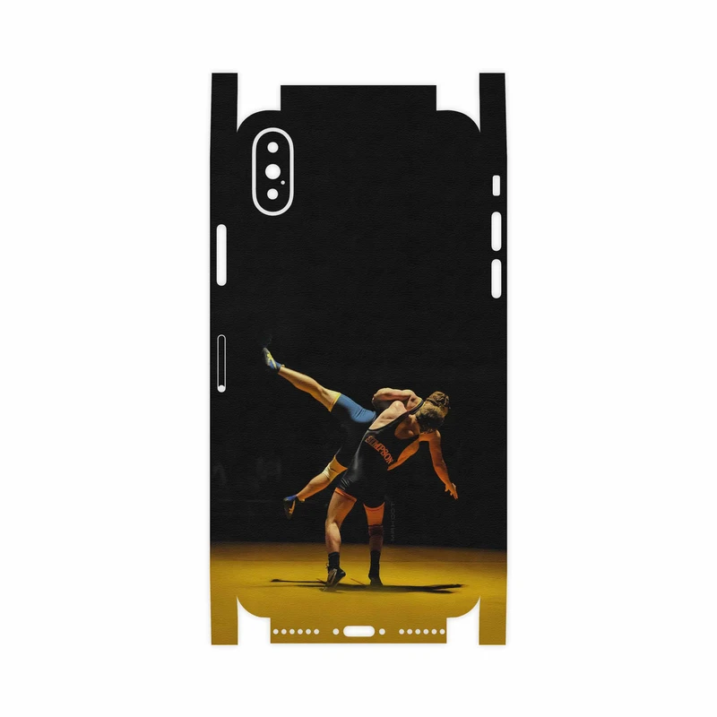 برچسب پوششی ماهوت مدل Wrestling-FullSkin مناسب برای گوشی موبایل اپل iPhone X
