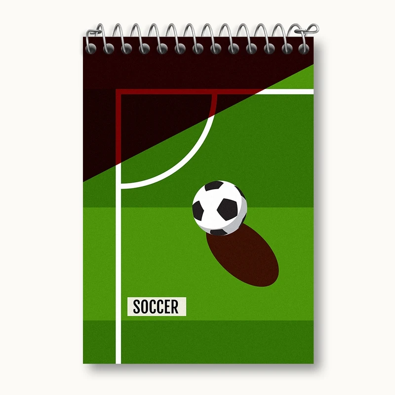دفتر یادداشت 50 برگ خندالو مدل فوتبال کد N1081