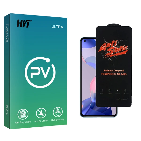 محافظ صفحه نمایش شیشه ای اچ وی تی مدل PV Glass Antistatic مناسب برای گوشی موبایل شیائومی 11 Lite 5G NE 2109119DG