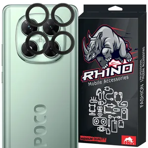 محافظ لنز دوربین راینو مدل رینگی مناسب برای گوشی موبایل شیائومی Poco X7