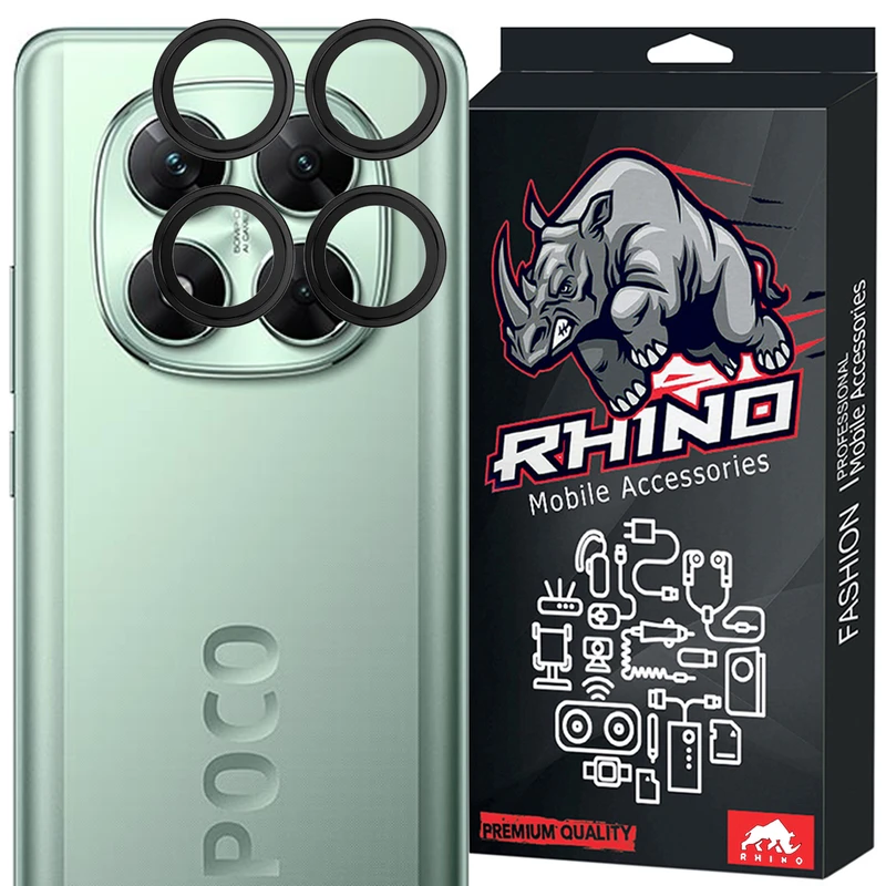 محافظ لنز دوربین راینو مدل رینگی مناسب برای گوشی موبایل شیائومی Poco X7