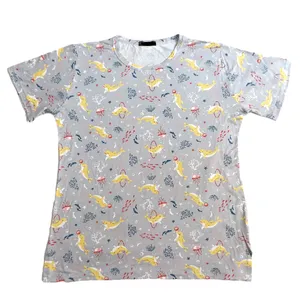 تی شرت آستین کوتاه زنانه مدل دلفین