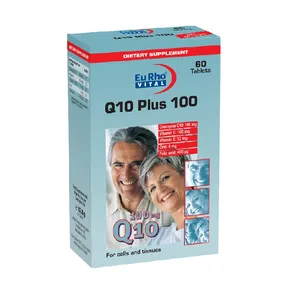 قرص کیوتن پلاس یوروویتال - 100 میلی گرم بسته 60 عددی