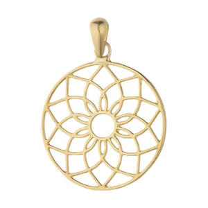 آویز گردنبند طلا 18 عیار زنانه میو گلد مدل N1047