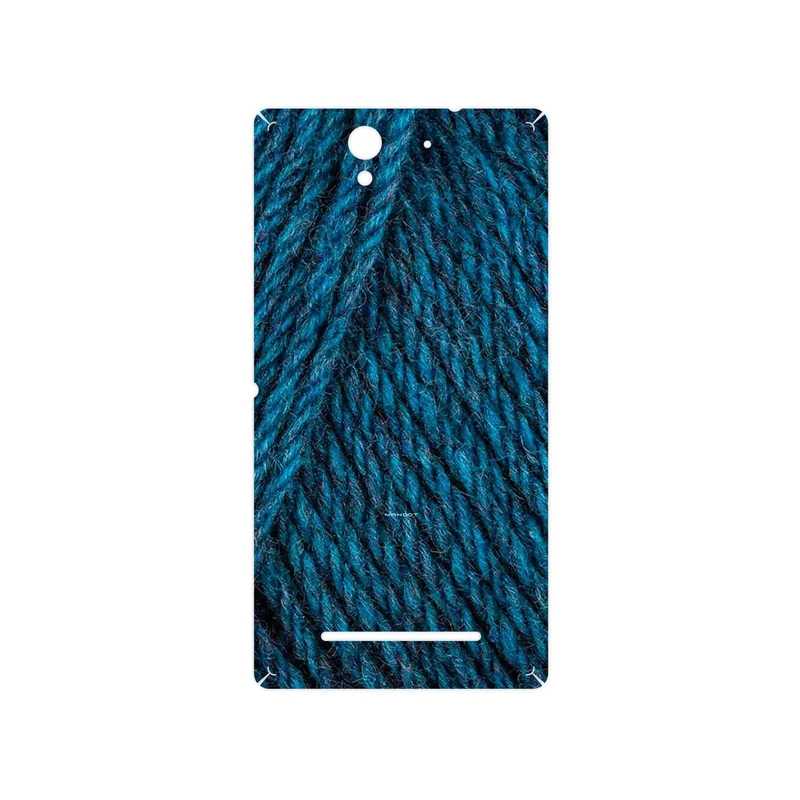 برچسب پوششی ماهوت مدل Fabric Texture 1 مناسب برای گوشی موبایل سونی Xperia C3 Dual