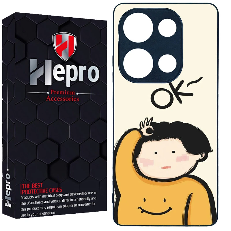 کاور هپرو طرح فانتزی مدل TPU مناسب برای گوشی موبایل شیائومی REDMI NOTE 13 PRO 4G