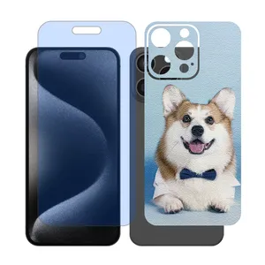 Glass Together model matte anti blue screen protector Suitable for Apple iPhone 16 Pro Max mobile phone with back cover sticker