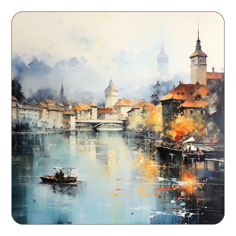 مگنت کاکتی طرح نقاشی رنگ روغن مدل mp70939