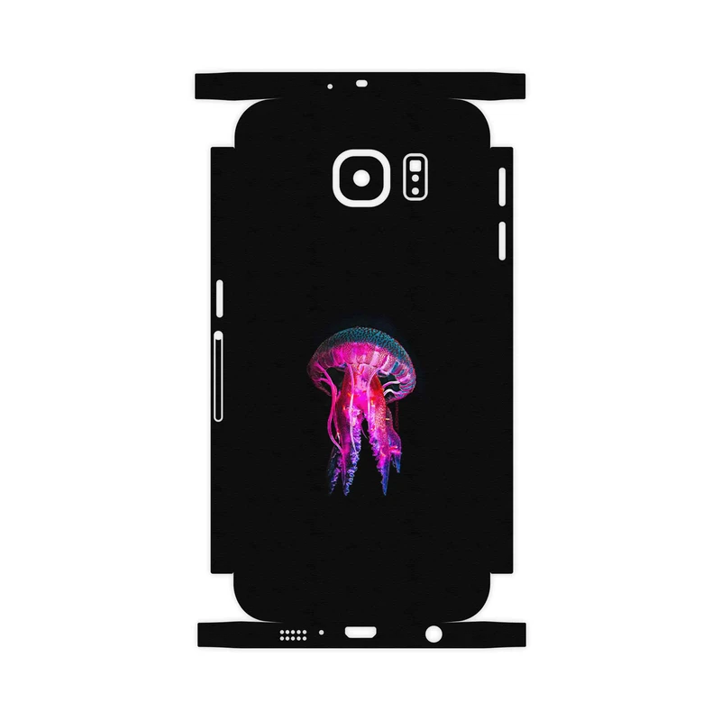 برچسب پوششی ماهوت مدل jellyfish-FullSkin مناسب برای گوشی موبایل سامسونگ Galaxy S6 Edge