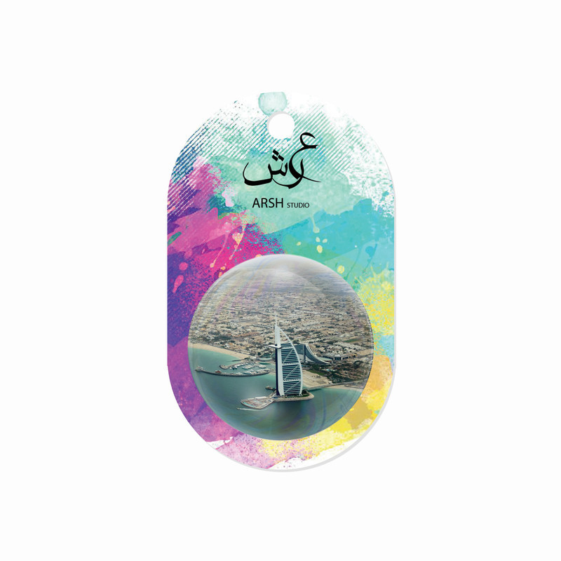 مگنت عرش طرح منظره شهر دبی کد Asm2685