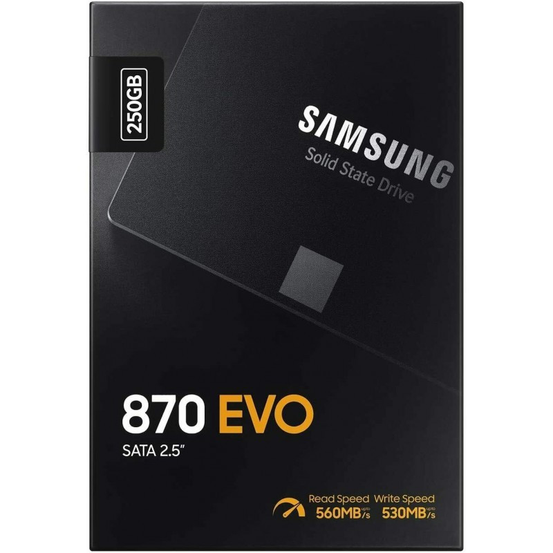 اس اس دی اینترنال سامسونگ مدل evo 870 ظرفیت 250 گیگابایت بسته دو عددی